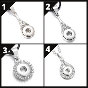 12mm Single Snap Pendants (No Chain) (FREE Shipping Coupon Code in Description) - Item# 0002-0003-0006-0008