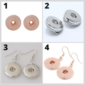 18mm Snap Jewelry Earrings - Item# 1056-4001-3302-7002