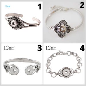 12mm Bracelets for Snap Jewelry - Item# 0901-0307-1168-1127