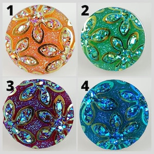 18mm/20mm Resin Flowery Snaps for Snap Jewelry - Item# 2280-2281-2282-2283