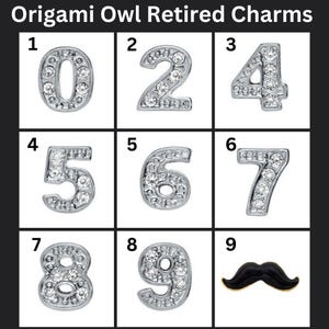Origami Owl Retired Floating Charms (FREE Shipping Coupon Code in Description)