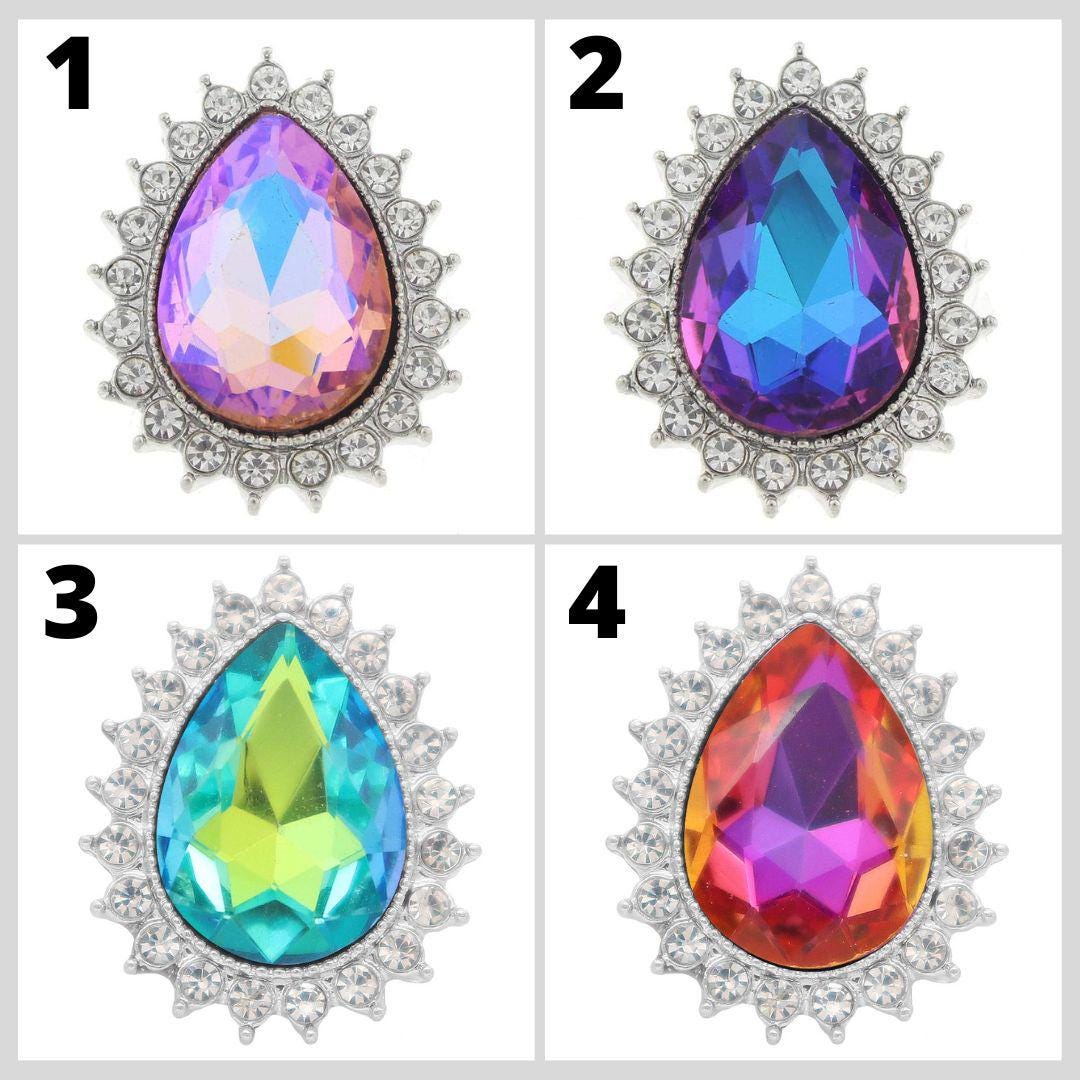 18mm/20mm Teardrop Snaps for Jewelry Snap (FREE Shipping Coupon Code in ...