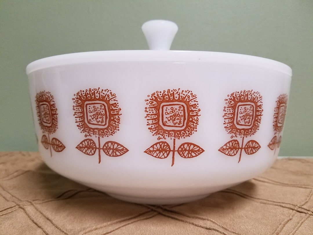 Federal Glass Casserole Dish With Lid Etsy