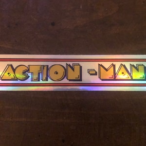 Action Man Foil Sticker