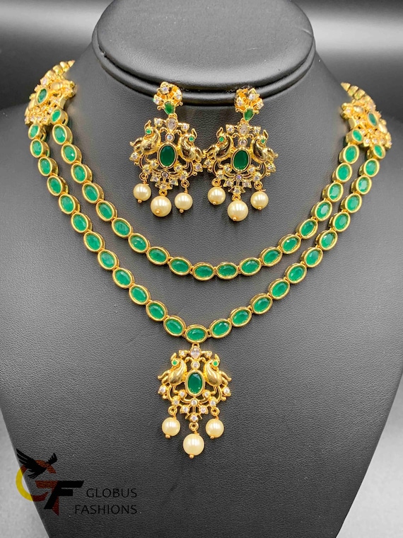 Trinity Emerald Necklace - Kara Strope Designs