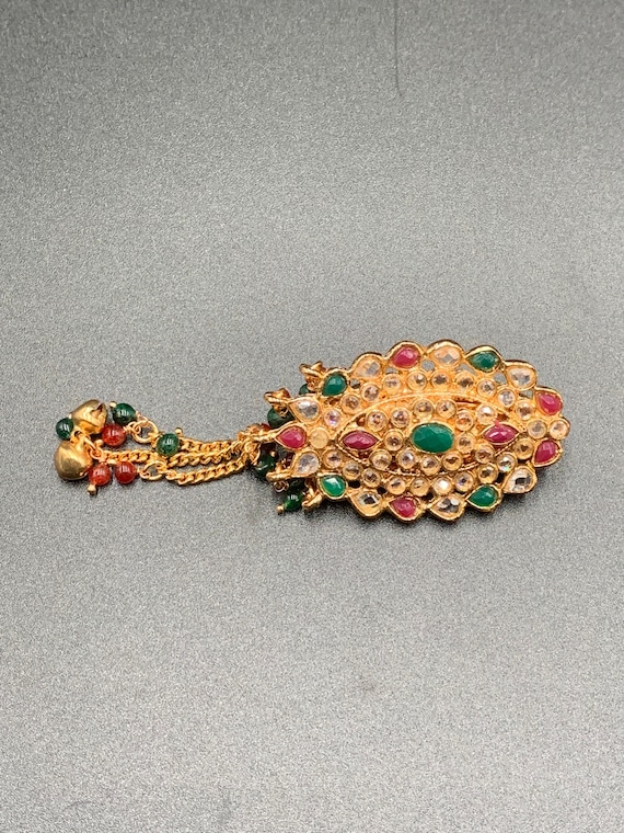 Kundan Saree Pin Saree Pin Wedding Gift Party Wear Hair Clip