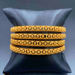 Antique Bangles/ Party Wear Bangles/ Wedding Bangles/ Traditional Bangles/ Gifting Bangles/ Set Of 4 Bangles/ Party Wear Bangles