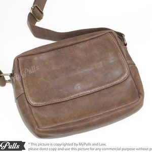 Unisex Leather bag, Shoulder bag, Crossbody bag, Woman bag, Man bag, with Solid Brass Hook Strap Authentic Traditional Custom Made