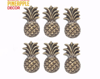 Solid Brass Tropical Pineapple Thumbtacks Decorative Nails