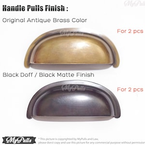 3.93" inches Solid Brass Classic Retro Pulls, Drawer handles, Cupboard Door Pulls handles, Door knobs, Desk Drawer Pulls handle