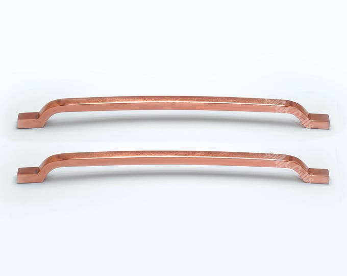 11.88" Solid Brass Rose Gold Handle Western Classic Closet Cabinet Dresser Door Drawer Pulls Handle