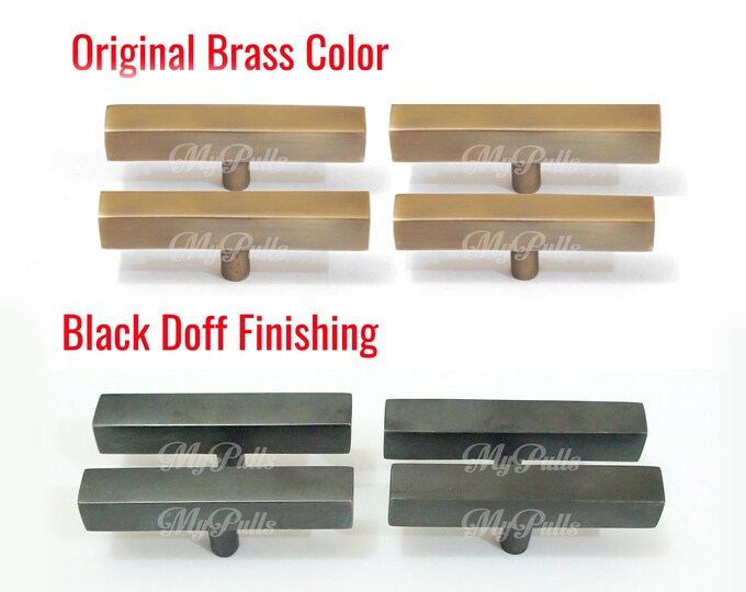 2.75" SOLID BRASS Retro Bar knob Pulls Handle Cabinet Drawer Dresser Kitchen Knob Pulls Handle