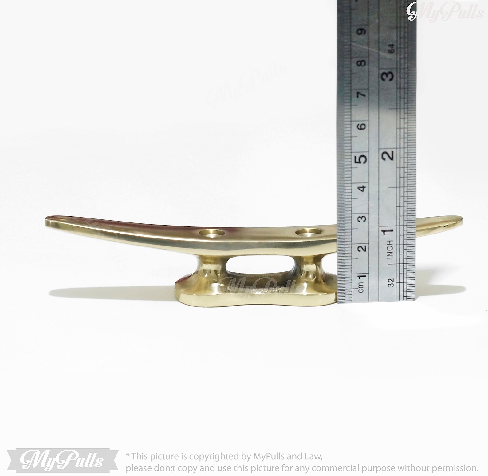 5.51 Lot 2 pcs Solid brass Boat Cleat Hooks GOLD Finish Etsy