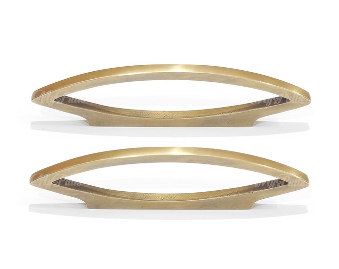 5.70" 2 pcs Solid brass Retro Classic Pulls Handle | Solid Bar Type Handle Brass Cabinet Drawer Handle Knob Pull Handle