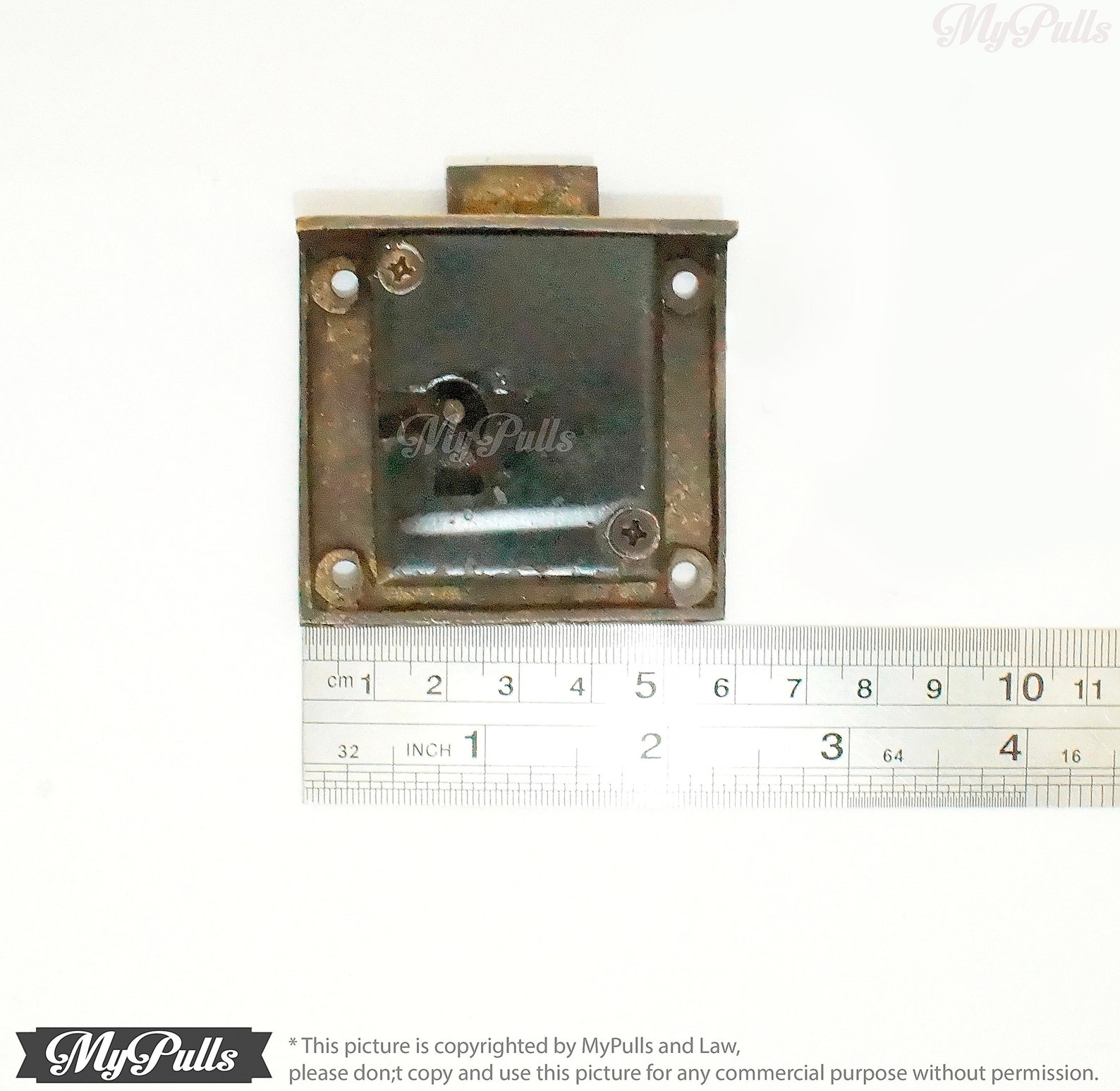 Working Solid Brass Key Lock Set and Skeleton Key With Brass Etsy