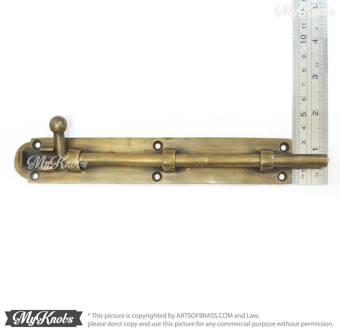 Solid Brass Gate Door Latch Slot Vintage Western Door Safe Etsy