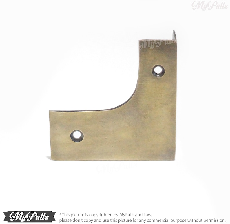 Brass corner protectors for table furniture hardware