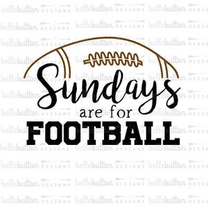 Sonntage sind für Fußball SVG, PNG-schneiden-Datei für Cricut & Cameo-Schneidemaschinen