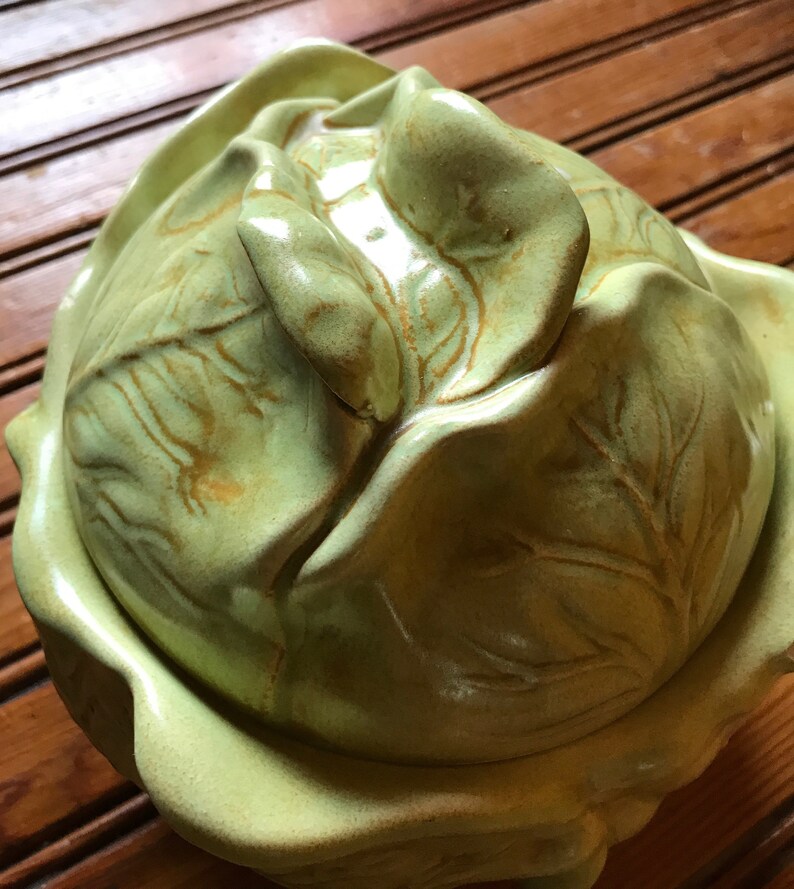 Lettuce Bowl Holland Mold Cabbage Soup Tereen Serving Bowl Etsy Polska