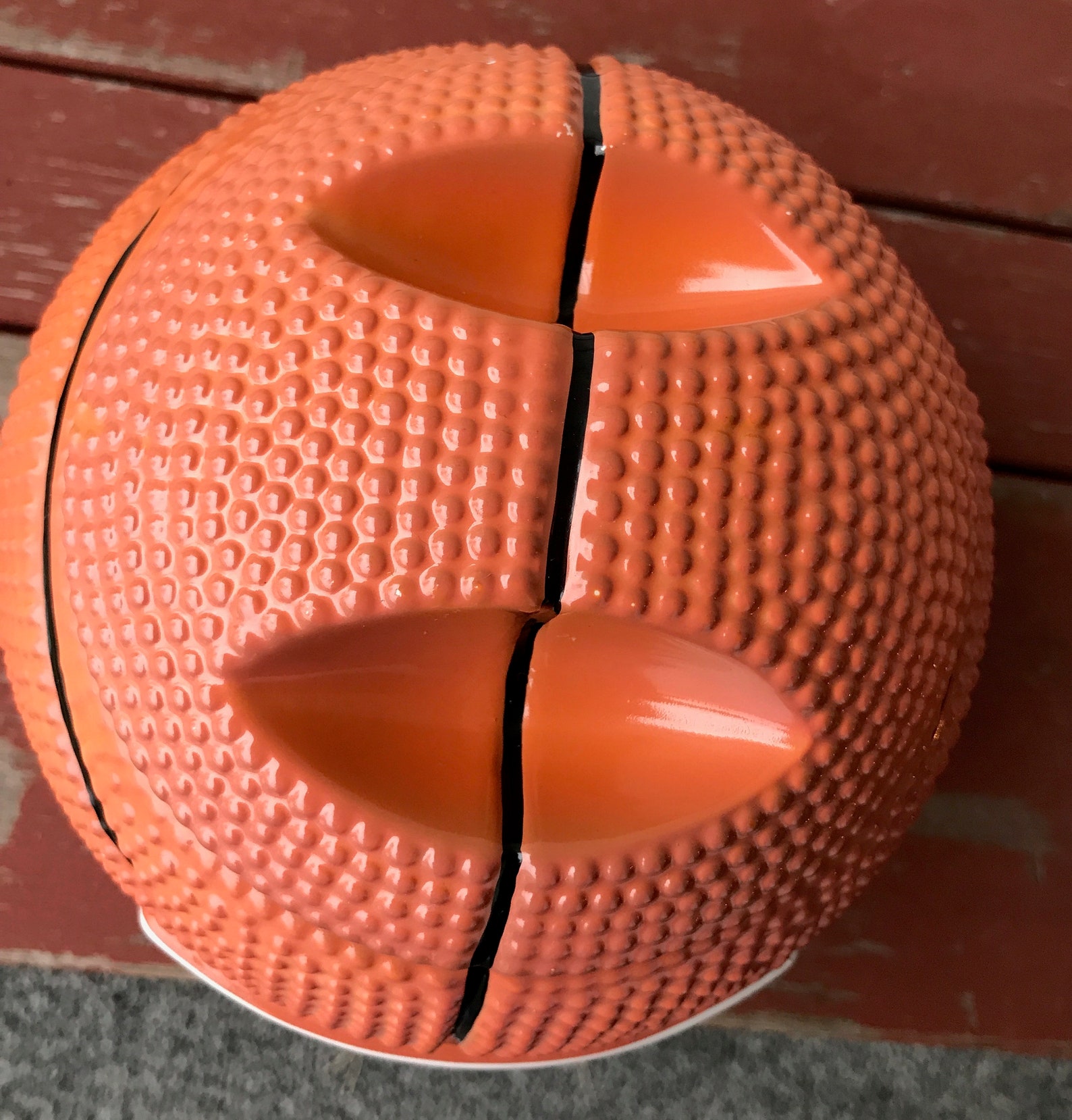 Basketball Container Ceramic Snickers Basketball Jar Cookie Etsy