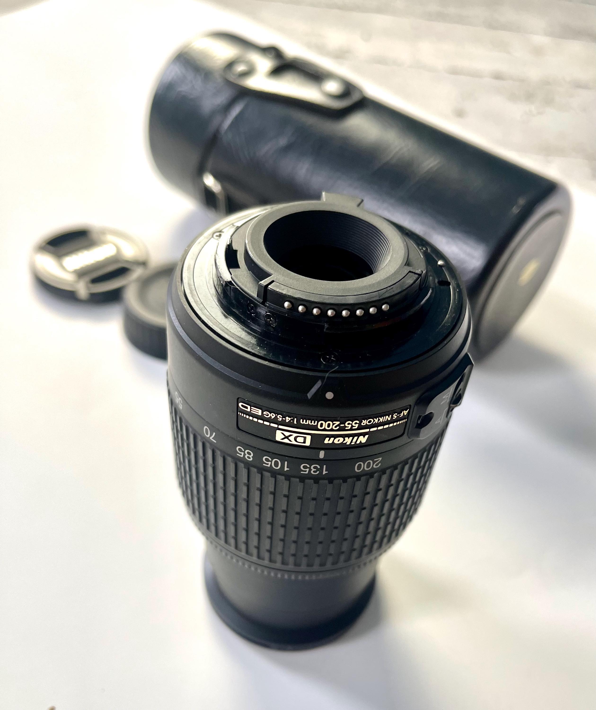 Nikon Expandable Lens, 80's Camera Equipment, DX, AF-S Nikkor, 55-200 ...