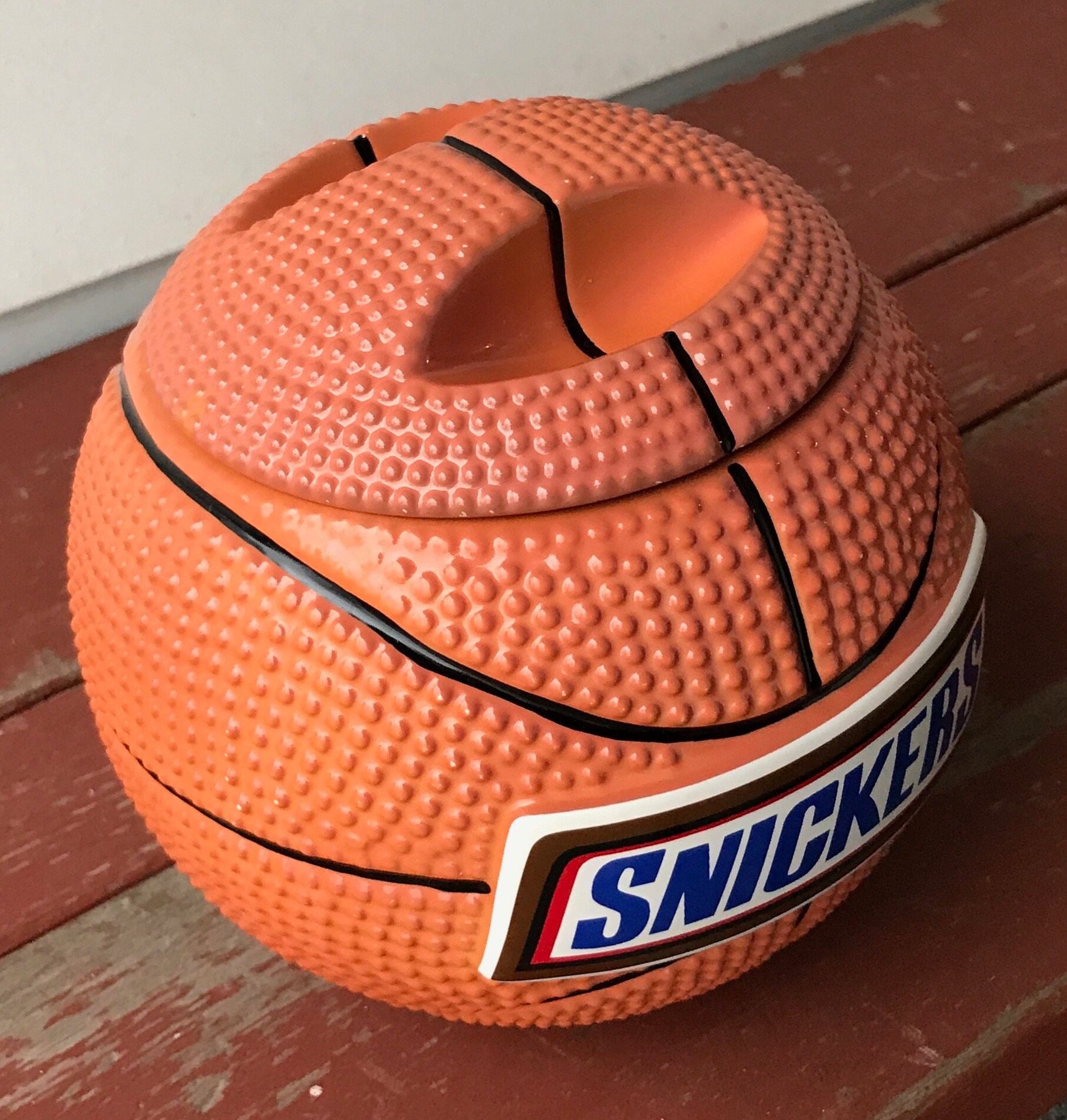 Basketball Container Ceramic Snickers Basketball Jar Cookie Etsy