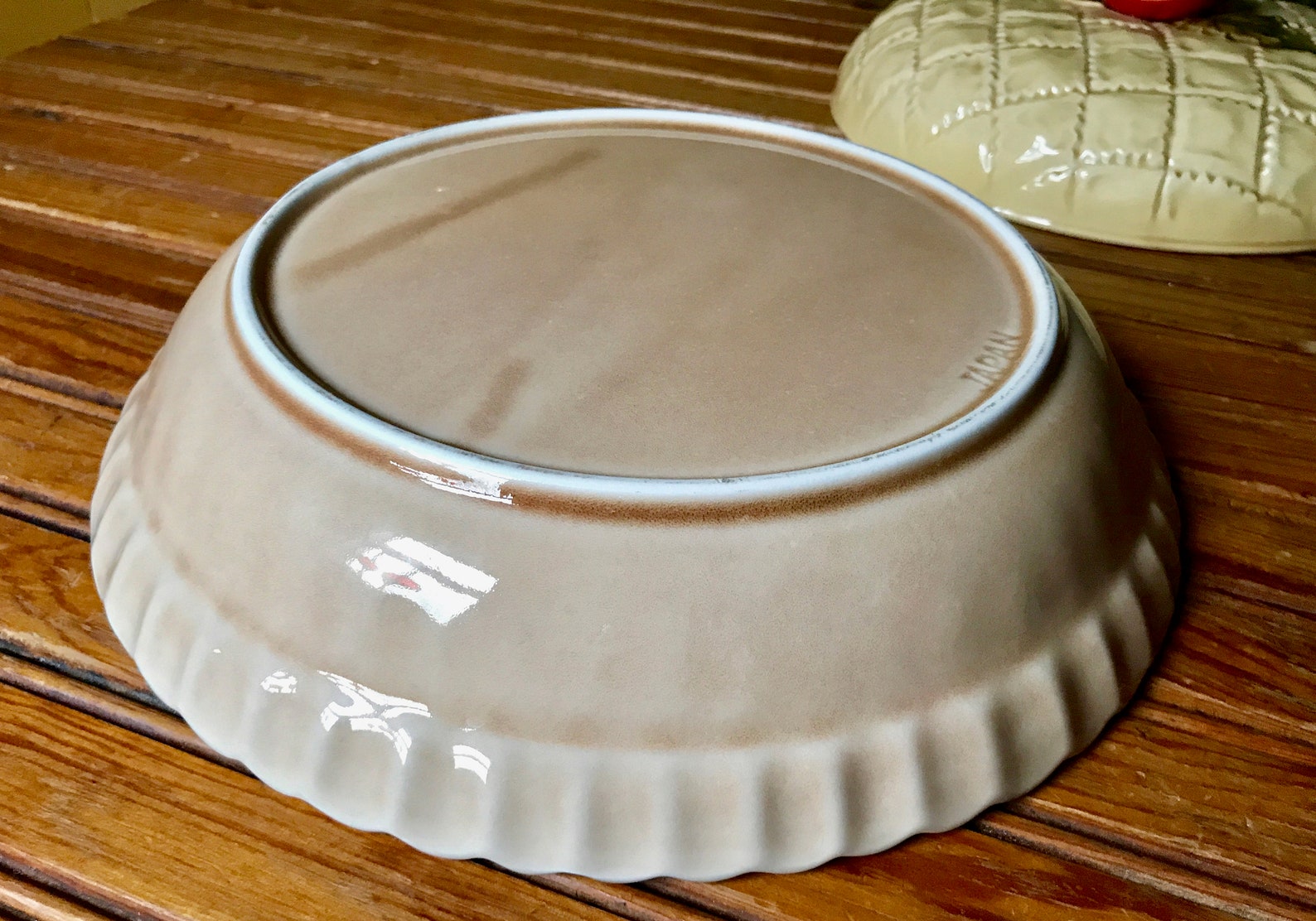 Vintage Ceramic Apple Pie Cover Pie Cover and Lid Lattice Etsy