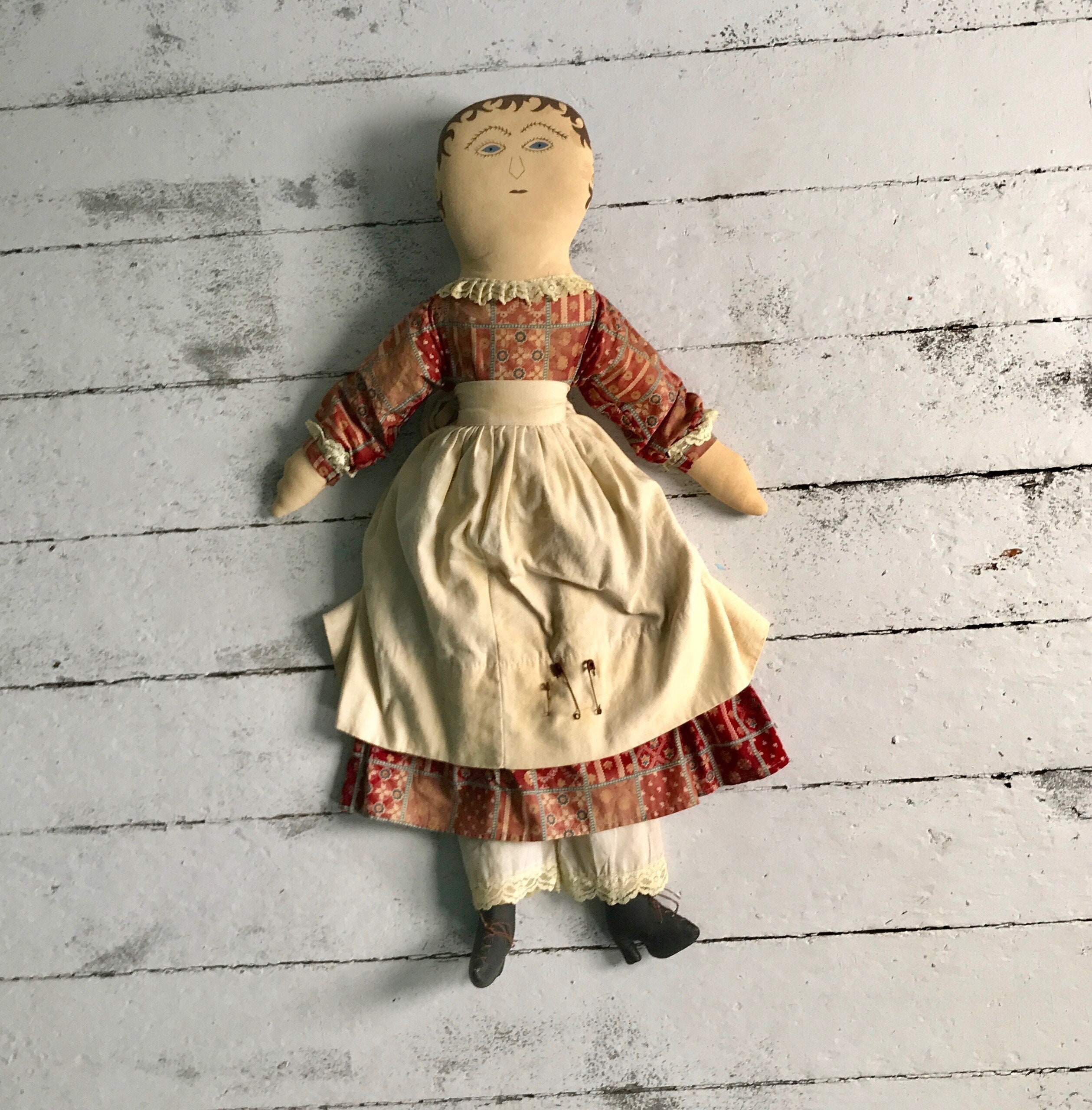 【中古】 人形娼館/ＣＤ/CAS-1031 31 Inch Vintage Cloth Doll, Fairfield Folk Art Inc Doll