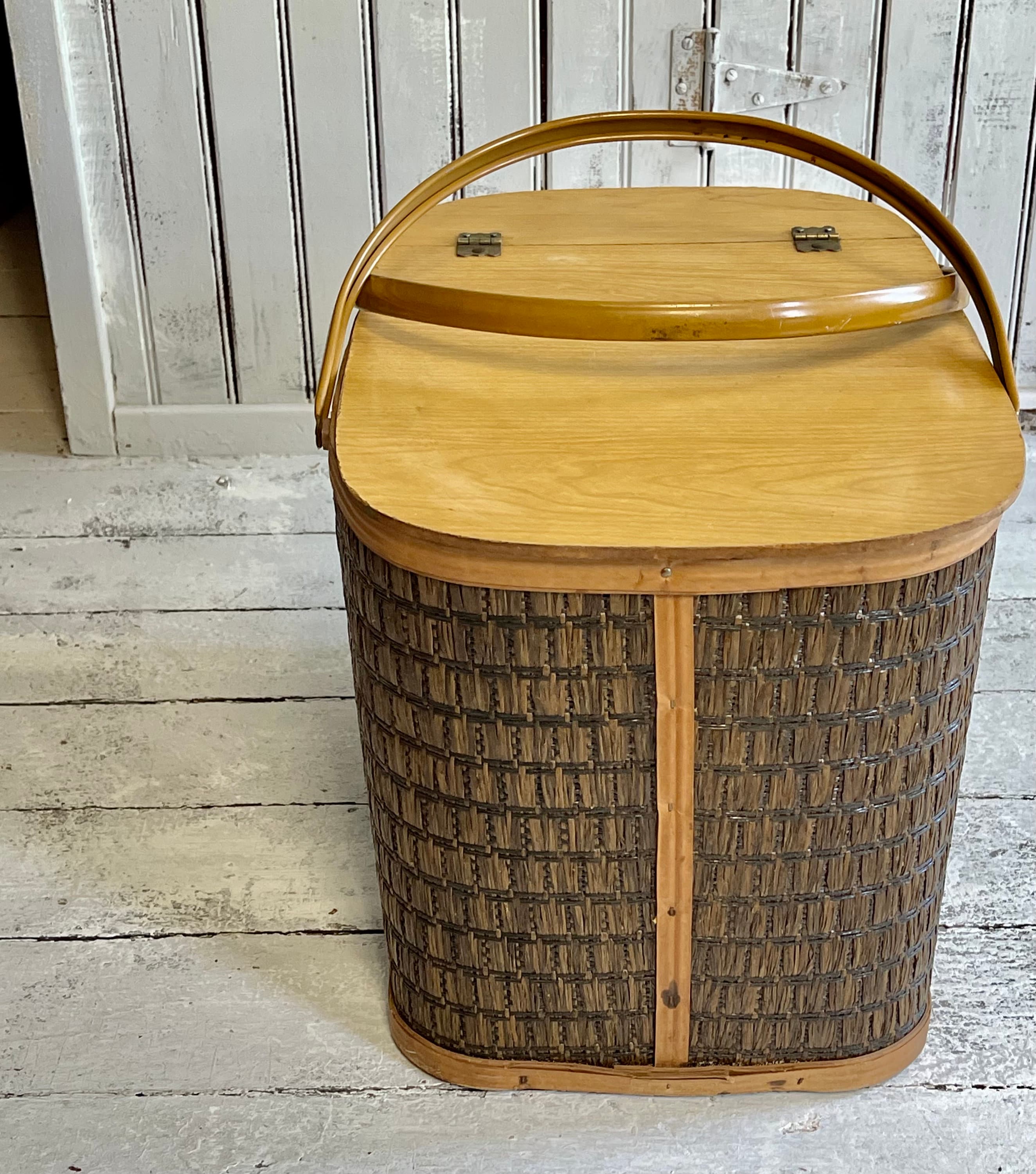 Hawkeye Picnic Basket Burlington Picnic Basket Vintage Etsy