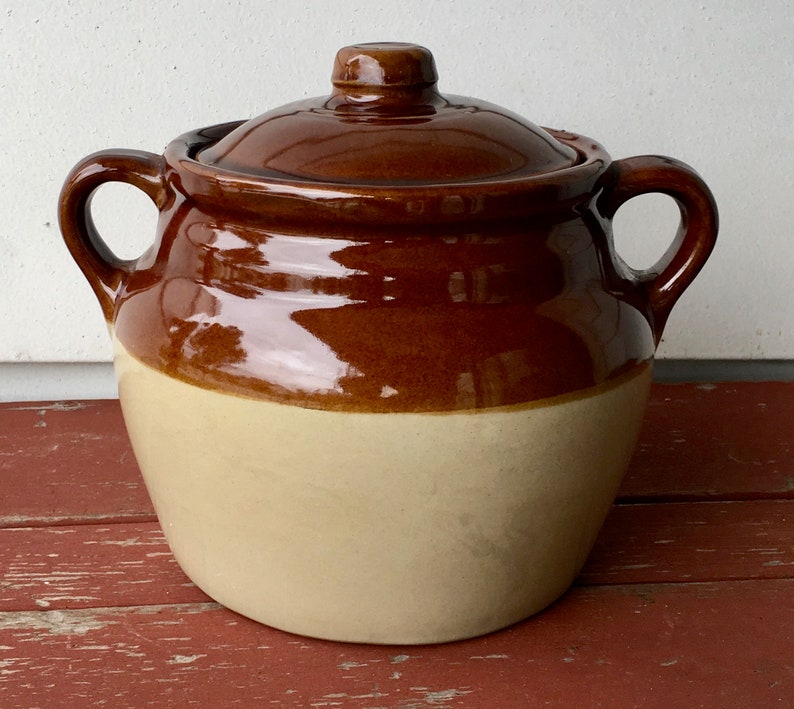 Sugar Canister Crock Jar Sugar Storage Bean Pot Crock Etsy
