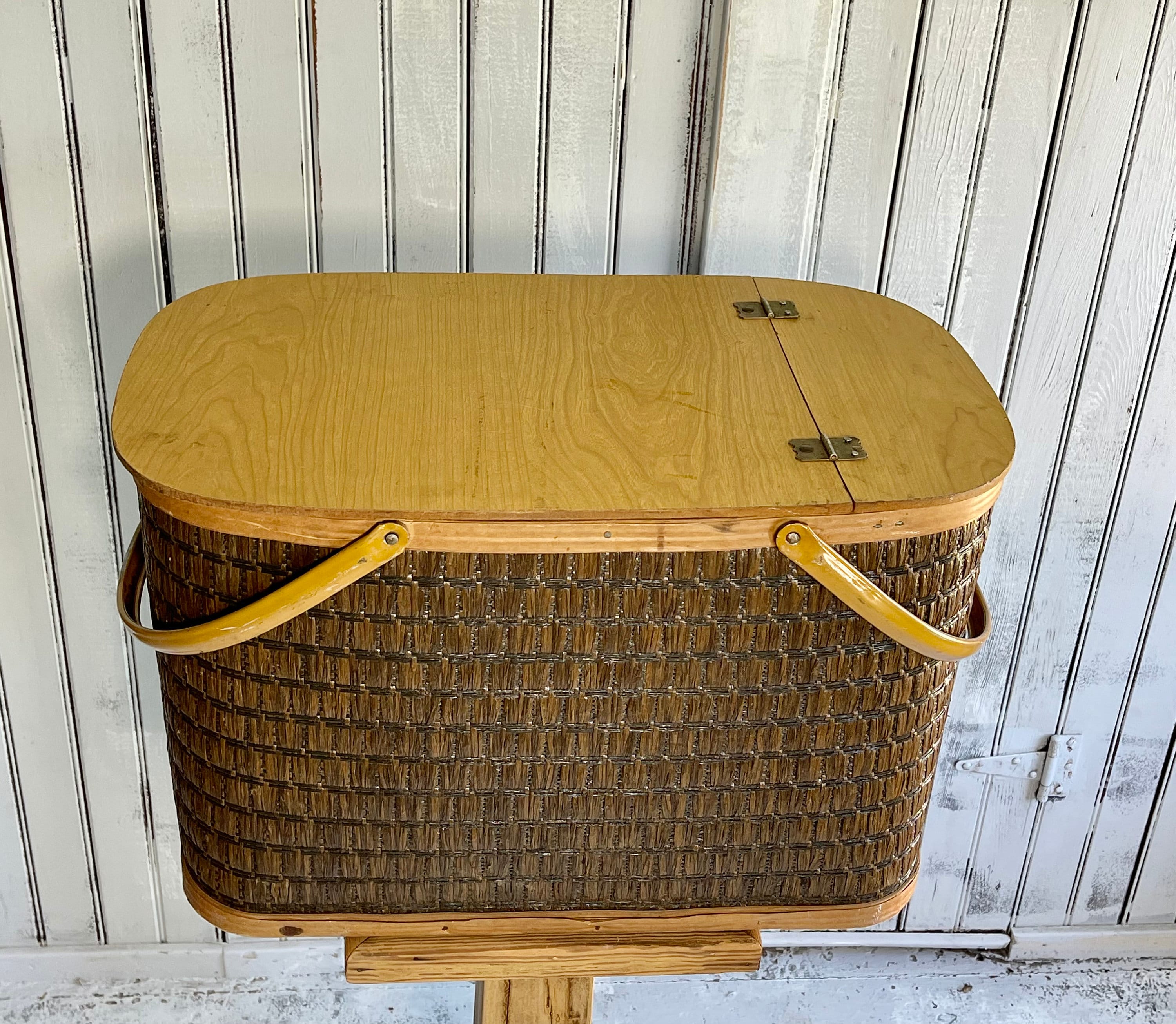 Hawkeye Picnic Basket Burlington Picnic Basket Vintage Etsy