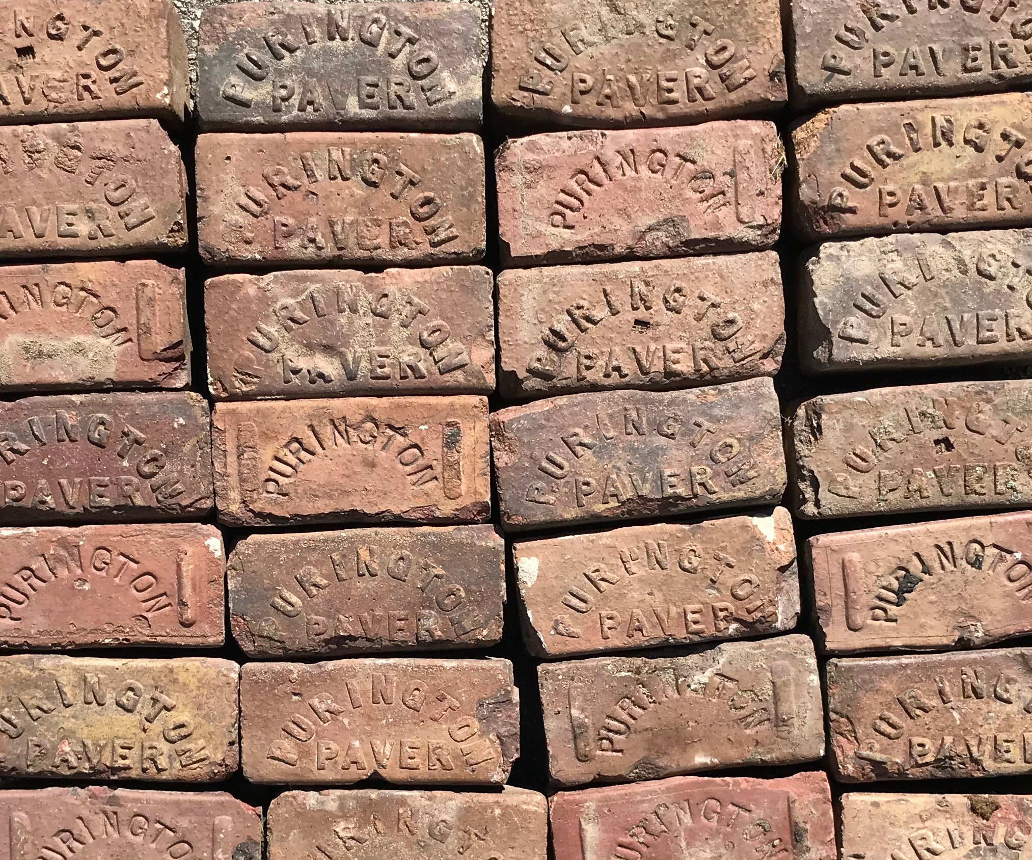 Vintage Firebricks mystery Box of 4 Randomly Selected Bricks for