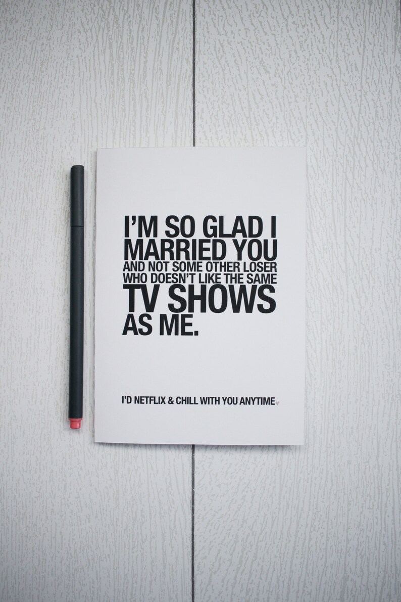 Funny Printable Valentine's Card for Spouse, Anniversary Card for ...
