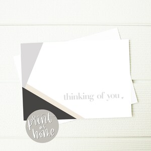 Thinking of You Printable Card, Sympathy Card Digital Download
