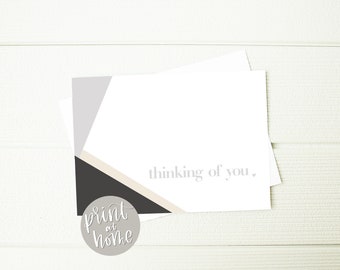 Thinking of You Printable Card, Sympathy Card Digital Download