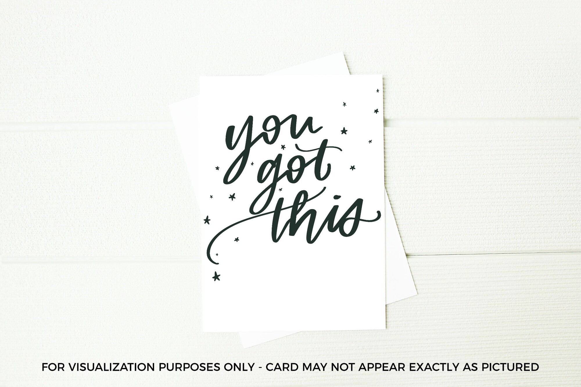 You Got This Printable Card, Hand Lettered Encouragement Card Digital