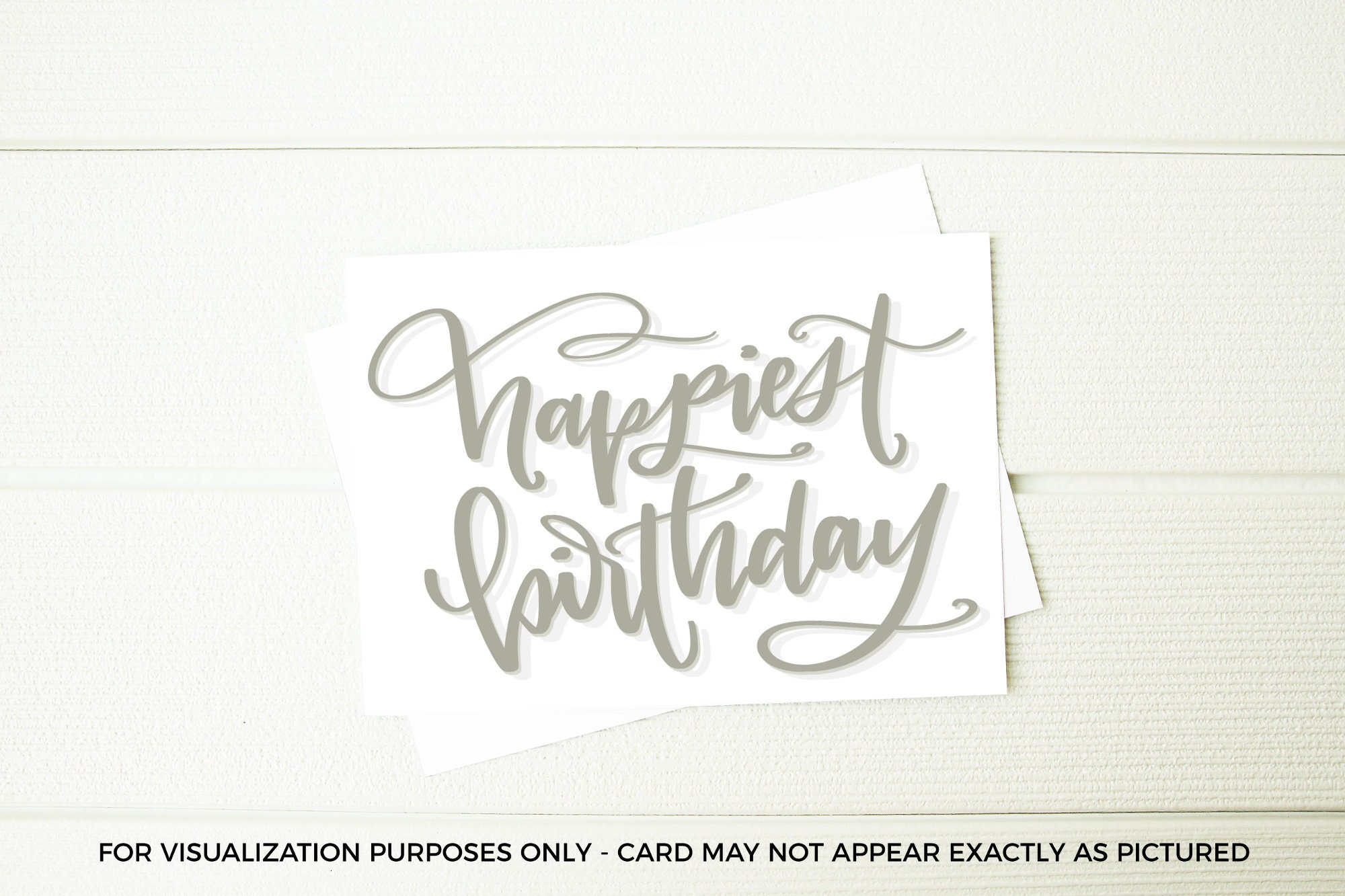 Happy Birthday Printable Card, Hand Lettered Birthday Card Digital ...