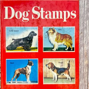 Dog Stamps, A Little Golden Activity Book. Vintage Children&#39;s Book.