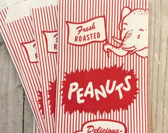 Popcorn Bag. Junk Journal Supply Vintage Style Popcorn Bags 25 Journal Decoration
