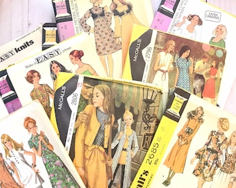 Uncut Vintage McCall&#39;s Sewing Pattern: Misses Skirt, Blouse, Pants, Tunic, Dress