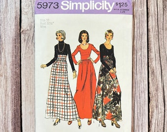 Simplicity Sewing Pattern 5973 - Vintage Dress