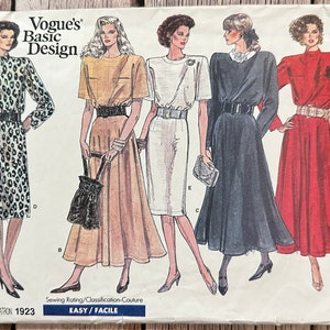 Vogue Sewing Pattern 1923 - Uncut - Vintage Dress