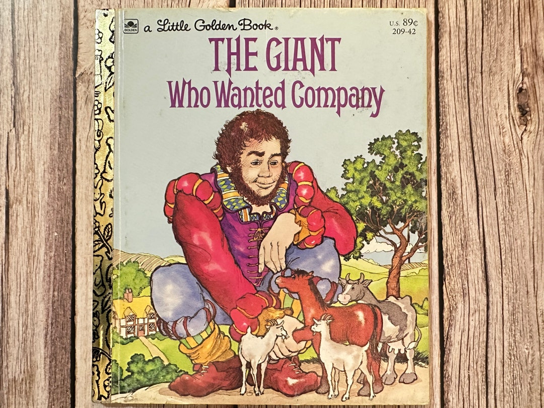 The Giant Who Wanted Company, A Little Golden Book. Vintage
