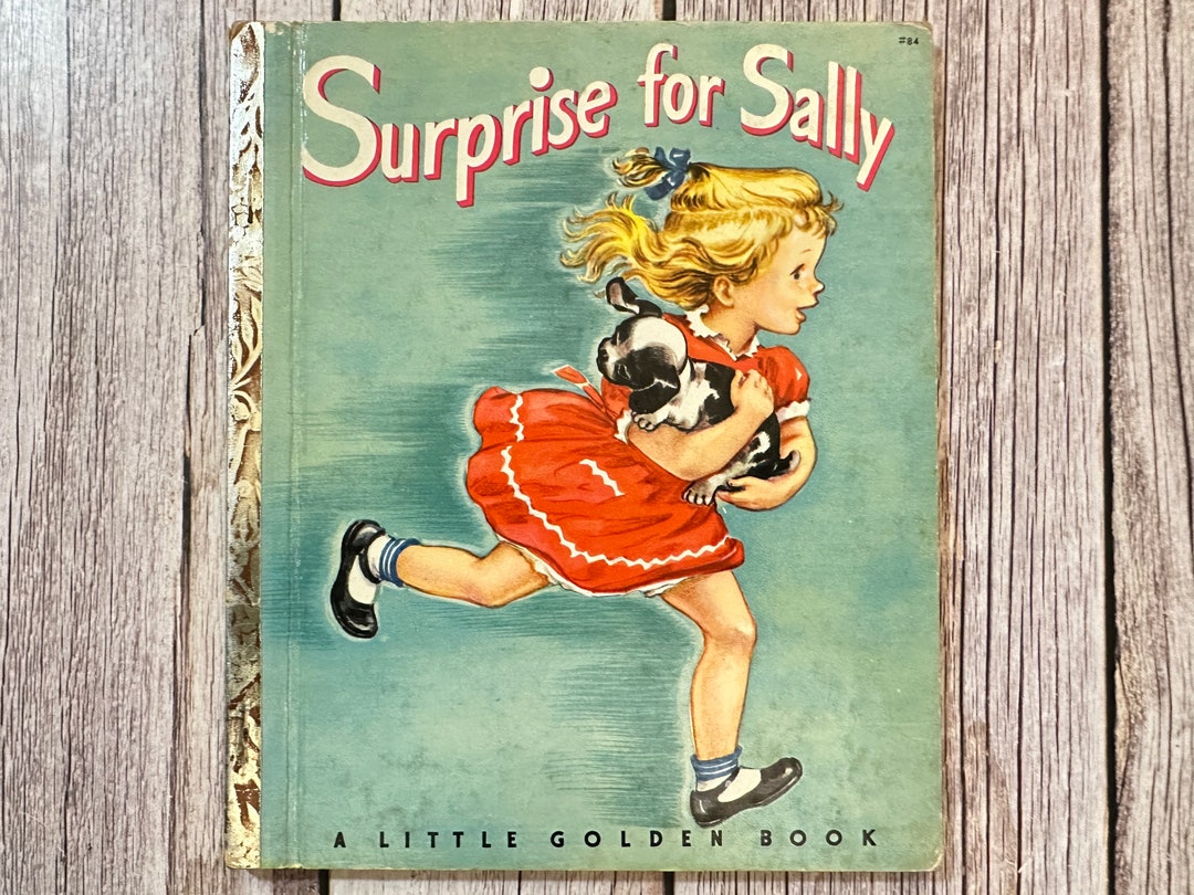 Surprise for Sally, A Little Golden Book. First Edition. Vintage