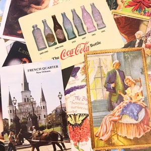 Cartas de jogar vintage. Cartas de jogar inspiradas no vintage. 15 cartas de jogar.