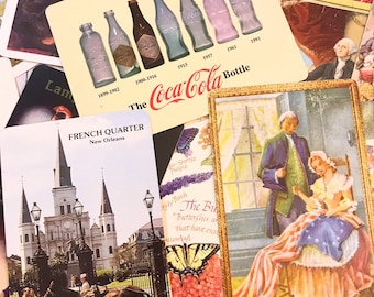 Assorted Vintage/Vintage-Inspired Playing Cards - Set of 15
