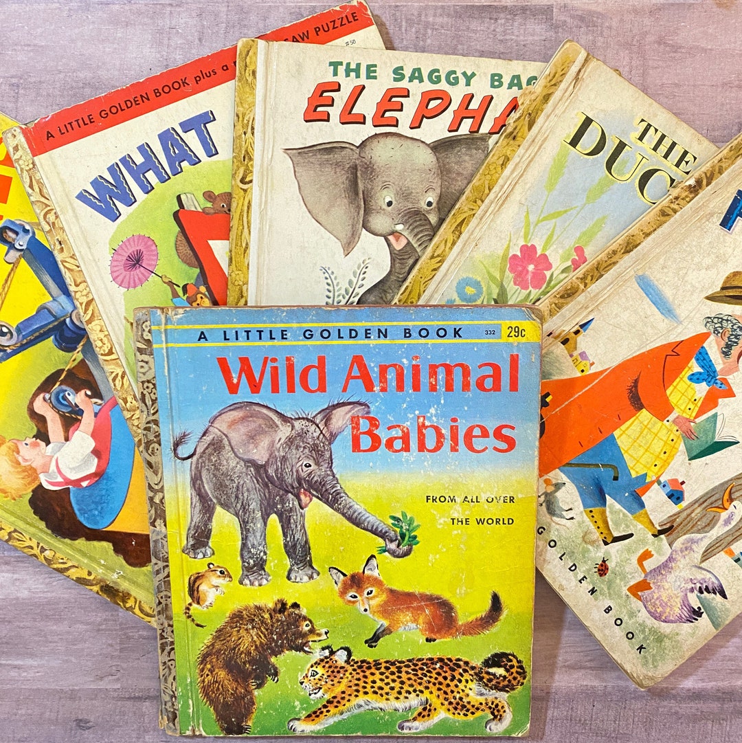 Little Golden Book. Wild Animal Babies. the Fuzzy Duckling. Funny Book
