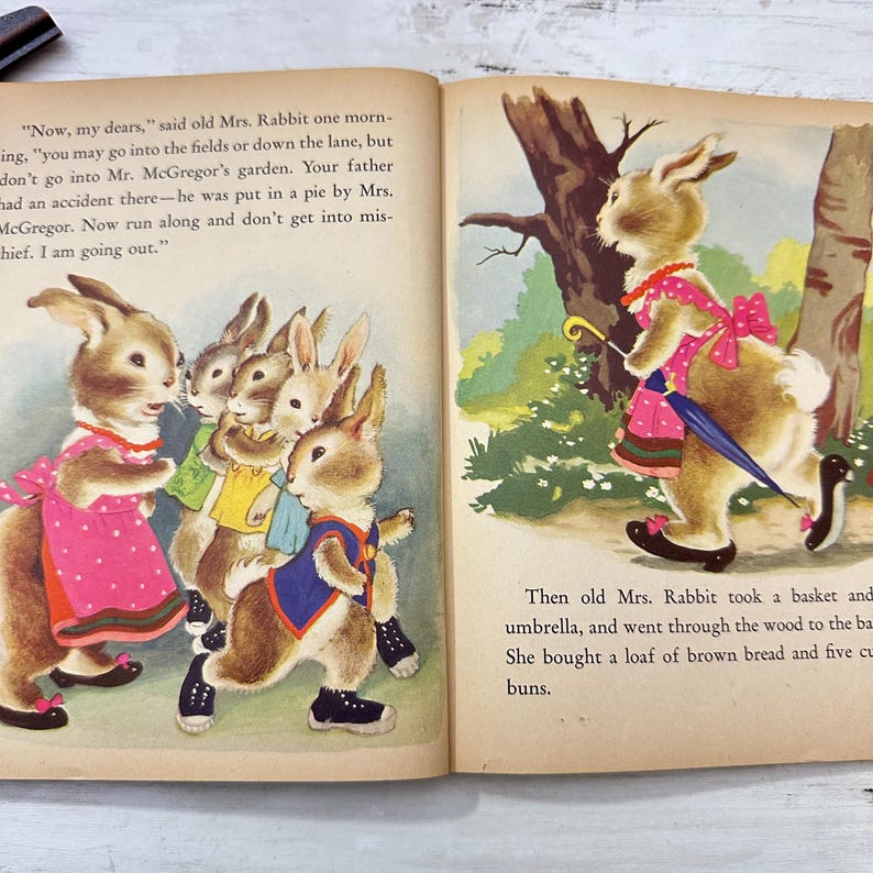 Peter Rabbit, A Little Golden Book, First Edition - Etsy