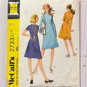 McCall’s Schnittmuster 2733 - Vintage Miss Petite Kleid in 2 Versionen