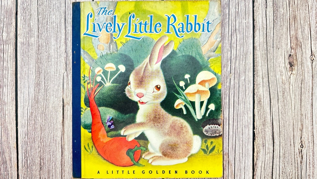 Poor Little Rabbit Book The Lively Little Rabbit: Vintage First Edition Golden Book - Etsy